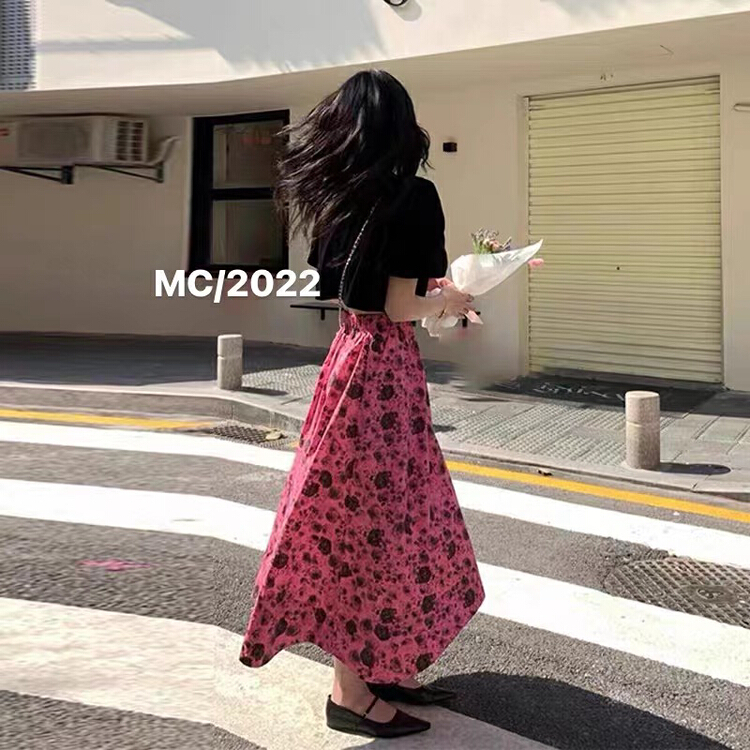 New in early summer! [MC] floral high-grade skirt (only selling skirt) 8880# ozq