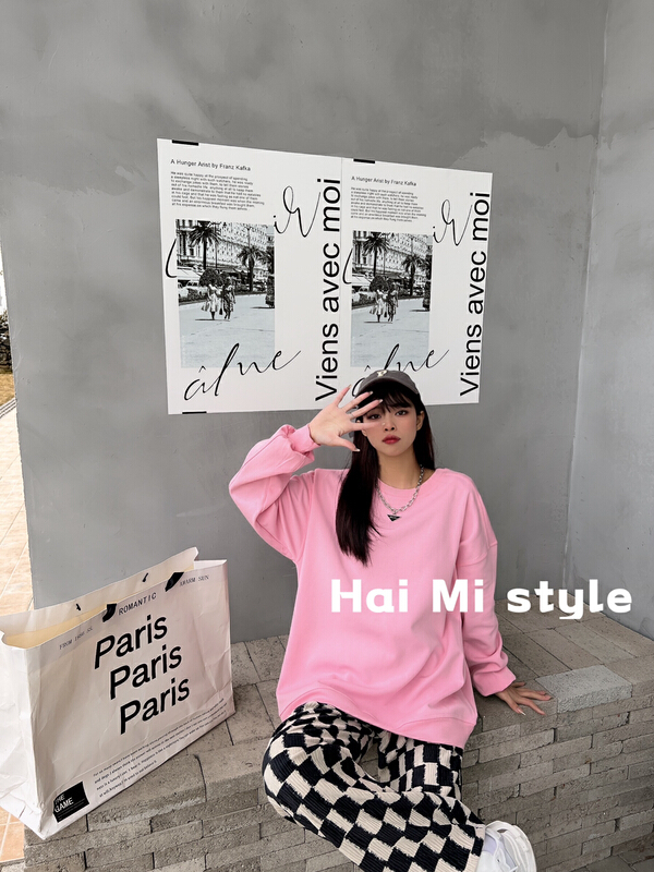 New year in early spring! [Haimi] Korean version of casual and versatile candy color net version sweater (only for clothes) 9982# WTT