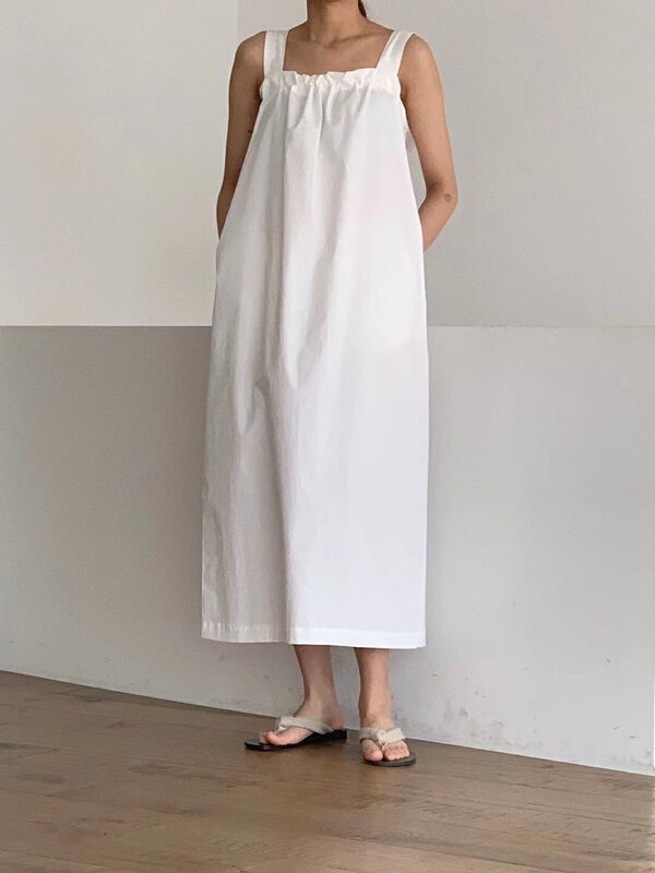 [Tn] niche designer suspender dress l8399# cqw