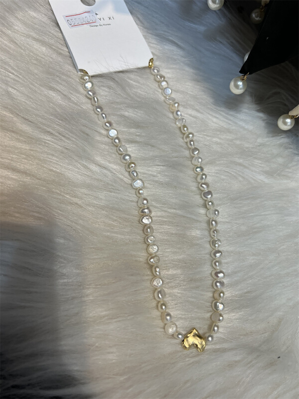 初夏上新!【大有飾品】法式珍珠質感短項鍊  0013#  HYY