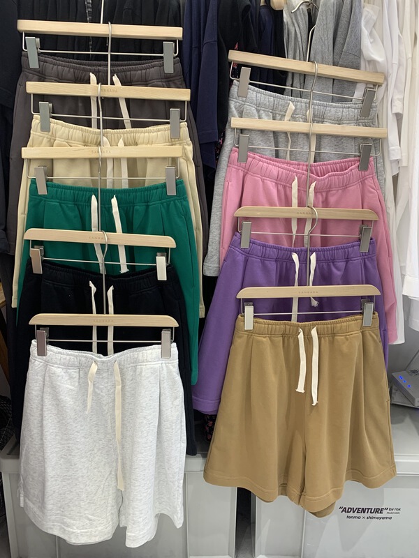 Live broadcast! [sanbara] elastic waist slim fashion casual shorts 9559# LSW