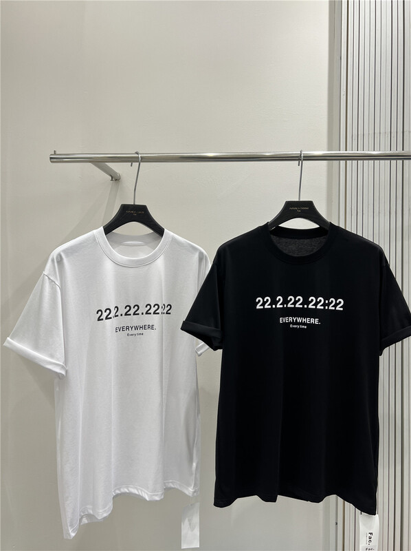 New in early summer! [CGC] round neck lettered print Pullover short sleeve T-shirt 2212# ZZL