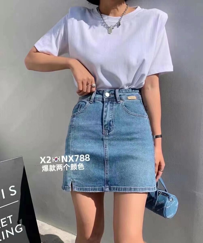 [x2 square] Korean slim and versatile skirt nx788# ll