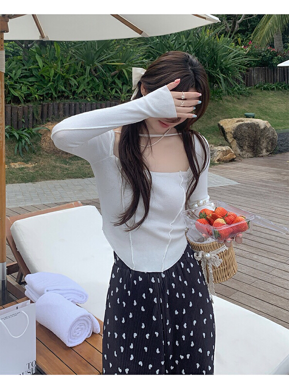 [TZM] versatile little love pleated casual pants l2120# LSW
