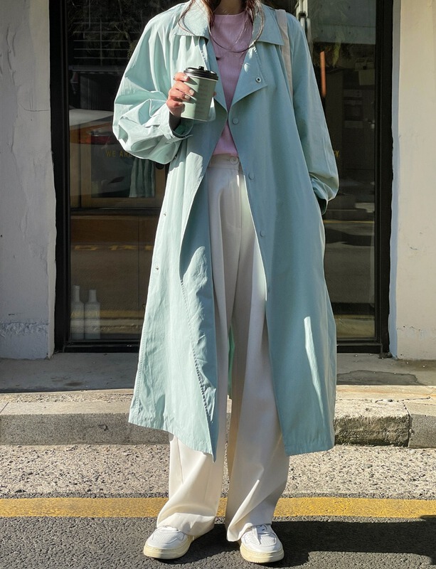 Original price 248.03! New year in early spring! [acme group] Korean style atmospheric side button windbreaker 0687# CLS