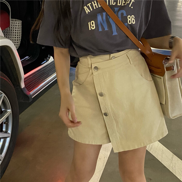 [Fifth] irregular fashion slim skirt 6070# LSW