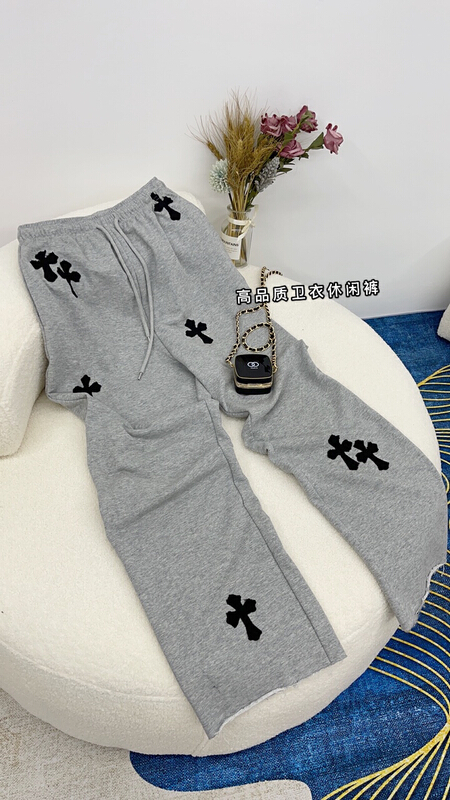 [O.S] cross Elastic Waist Wide Leg casual pants 0993# XYJ