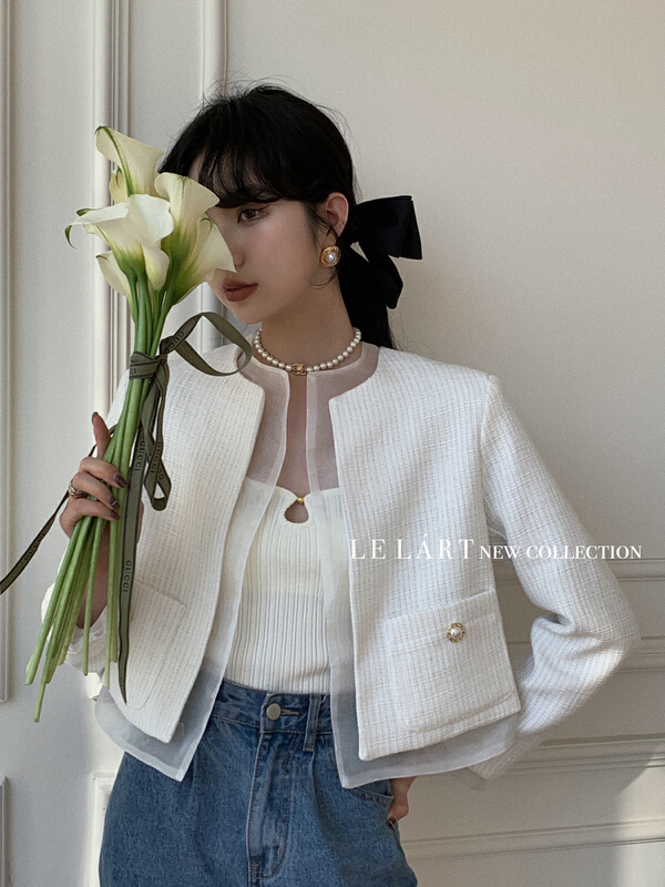 現貨!早春上新!【LE LART】高級時髦小香風短外套  LL2390#  XYJ