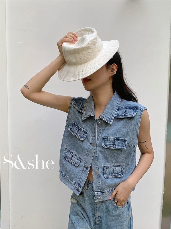 【S&SHE】無袖時尚百搭馬甲  1212#  XJ