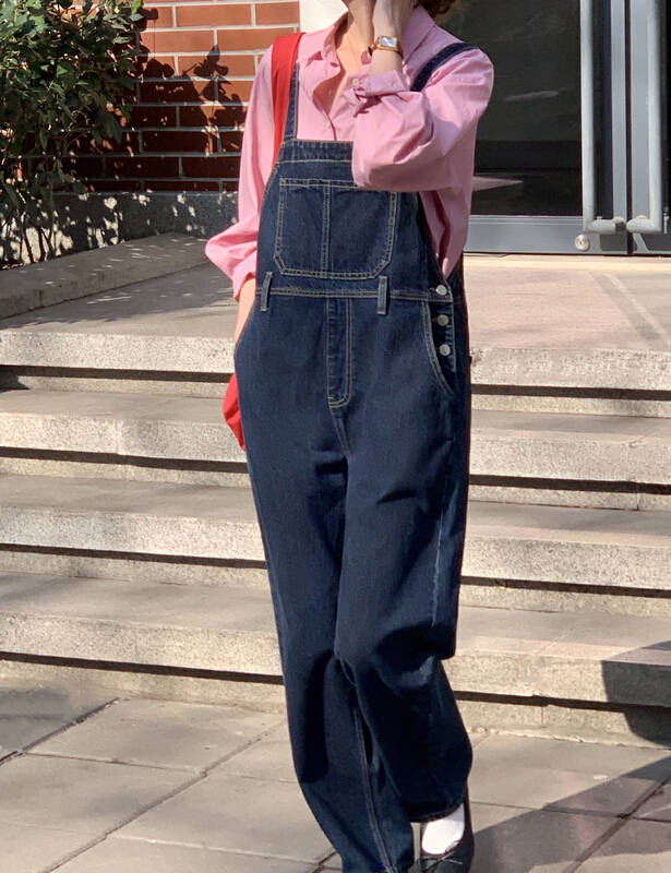 New year in early spring! [T.G] fashionable age reducing solid color suspenders 16601# cqw