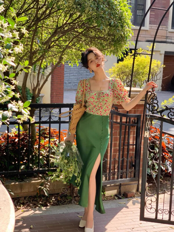 [savage] French retro irregular skirt e8126# WPL