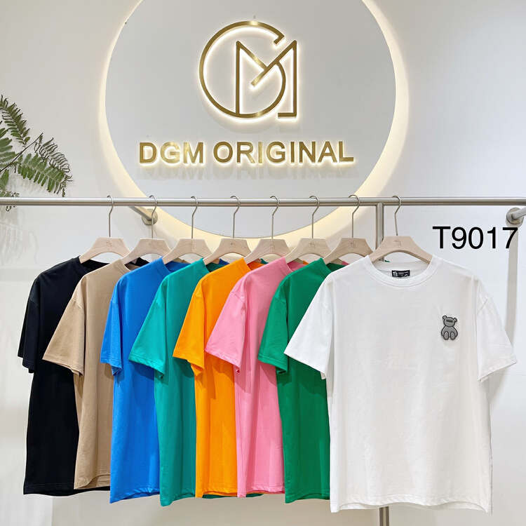 New in early summer! [DGM] casual, loose, comfortable and breathable bear short sleeve T-shirt 9017# ZZL