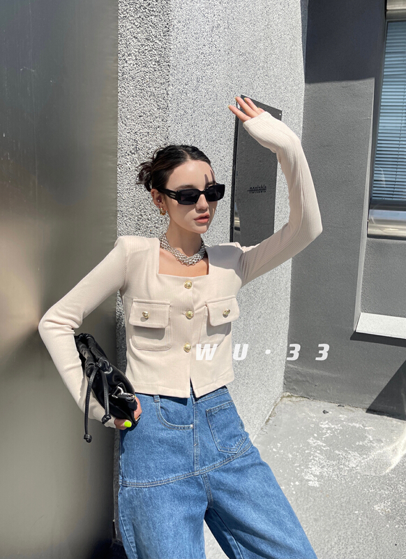 [Wu. 33] Fangling xiaoxiangfeng short shirt 22100# WTT