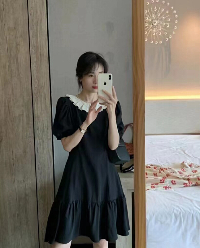 [RS] Korean fashion color matching dress rs1650# XYY