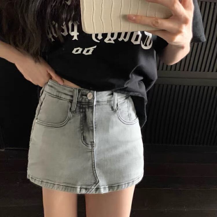 [x · h studio] Korean versatile simple skirt 8946# ozq