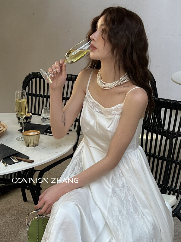 Original price 156.79! New in early summer! [CZ Zhang] Korean lace suspender dress 62219# XYJ