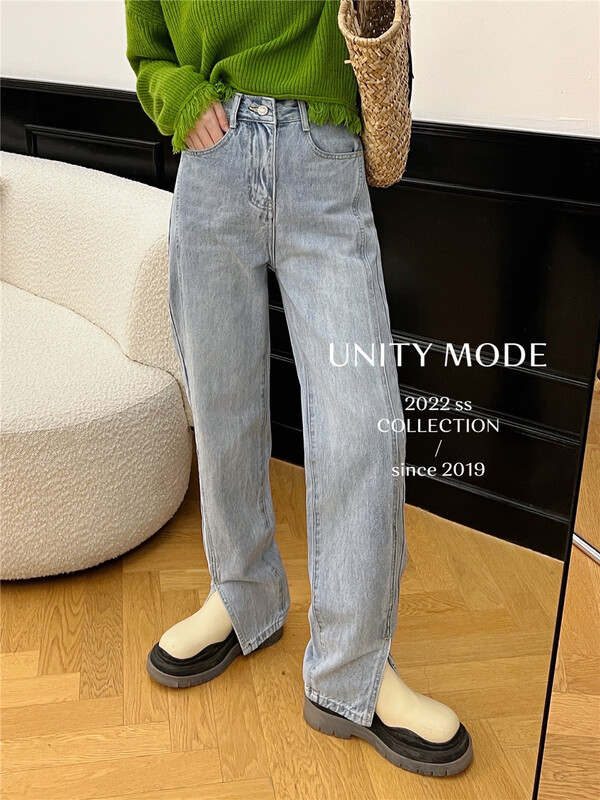 New year in early spring! [unit] commuter style, personality, versatile, slim jeans 6339# cqw
