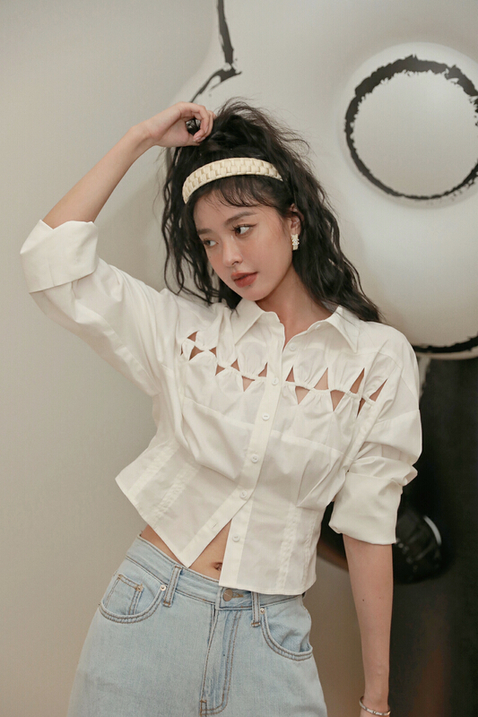 Original price 123.95! New in early summer! [GL] Korean simple design shirt c2046# JJ