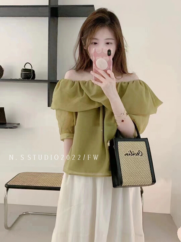 [N.S] Korean style design one neck shirt 872# WPL