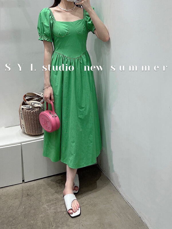[SYL] pleated lady dress 5207# L