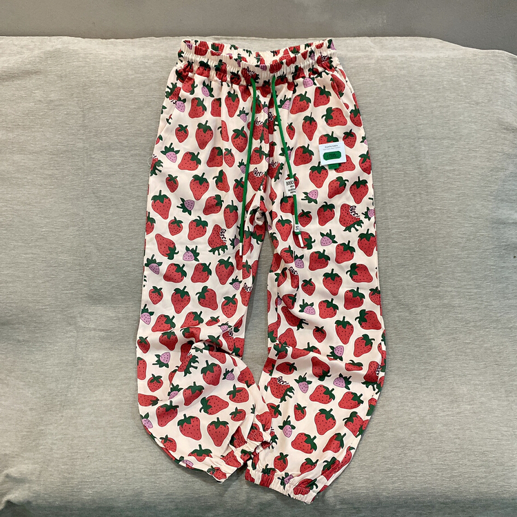 [Qijia +] strawberry fashion casual pants 7711# JJ