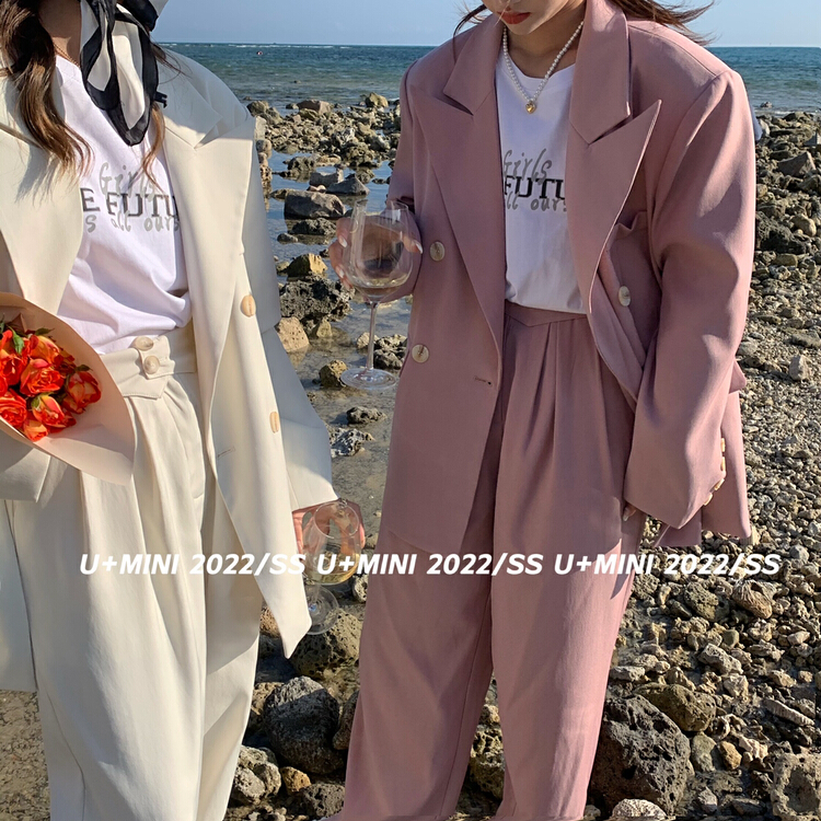 goods in stock! New year in early spring! [U + Mini] Korean high-end loose suit d0507# WPL