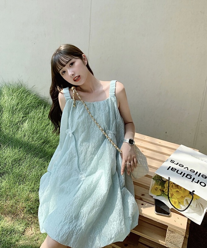 【AC】法式初戀甜美森系連衣裙  6924#  JJ