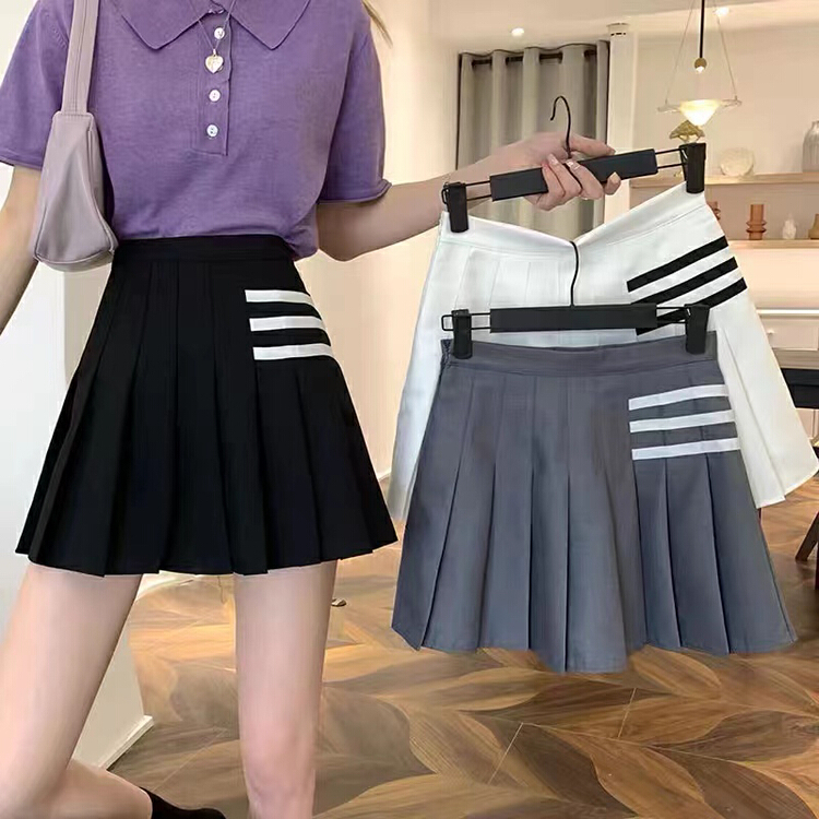New year in early spring! [Gangan] Korean high waist slim pleated skirt (excluding matching) 6307# ll