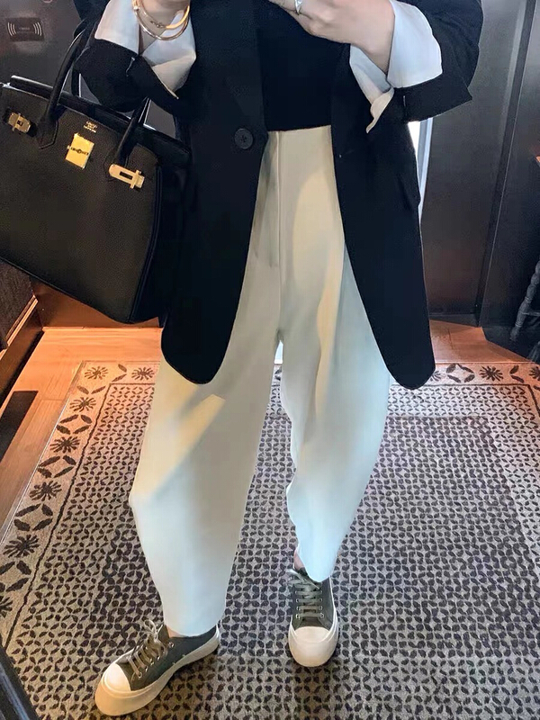 goods in stock! New year in early spring! [Yixun] fashionable Korean casual trousers 0256# lwy