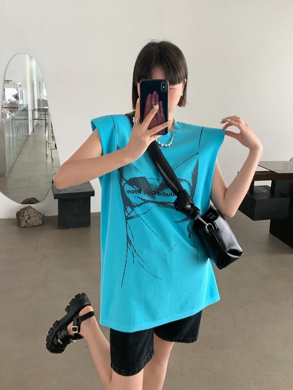 [DTU] design sense Korean fashion vest / sling 32990# LSL