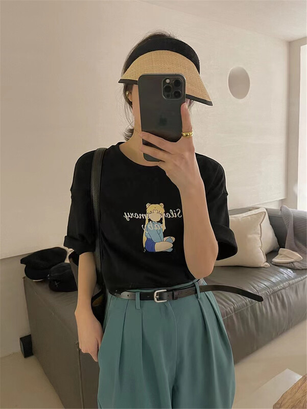 [charming] funny cartoon versatile comfortable short sleeve T-shirt t1060# ZSY