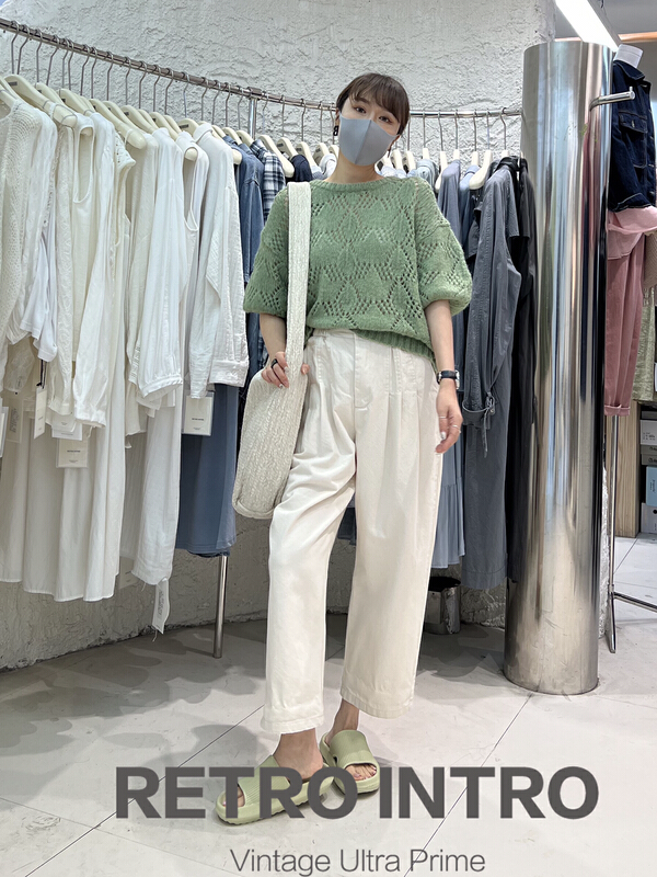[Rin] high waist loose casual pants 20939# cqw