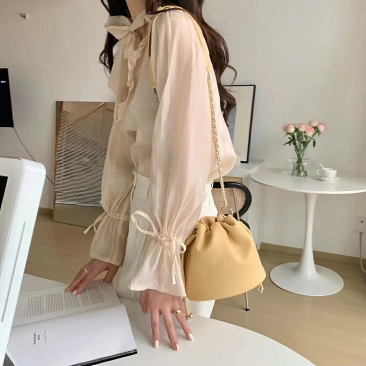 [Mi he] Korean minority design portable chain high-grade messenger bag 5569# lwy