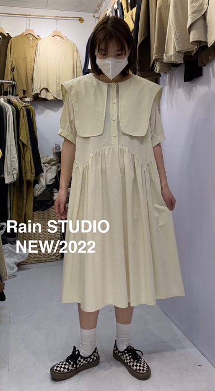 【RAIN】顯瘦大翻領氣質連衣裙  82052#  L