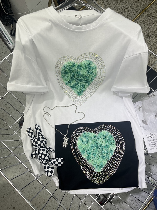 [Irene] Korean fashion versatile short sleeve T-shirt 2241# WTT