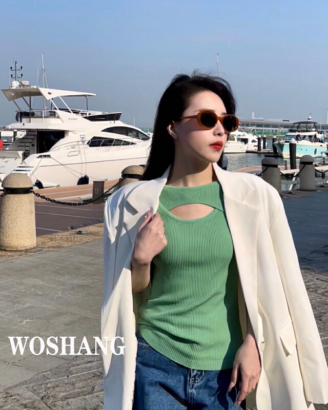 早春上新!【WOSHANG沃尚】設計感小眾打底針織衫  1161#  XYJ