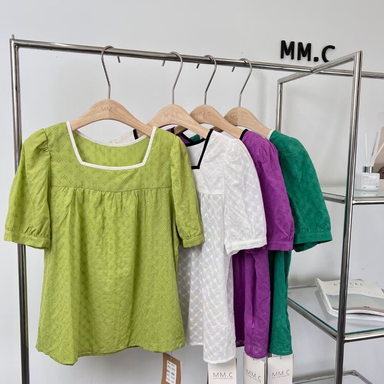 New in early summer! [mm. C] Korean version simple pullover shirt 25935# lwy