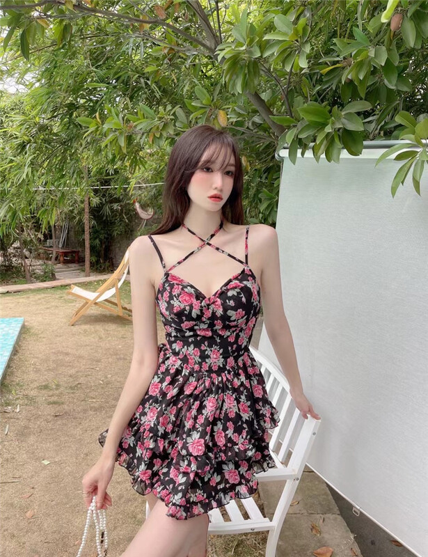 [Linda] Korean romantic Decor suspender waist dress 3380# zxx