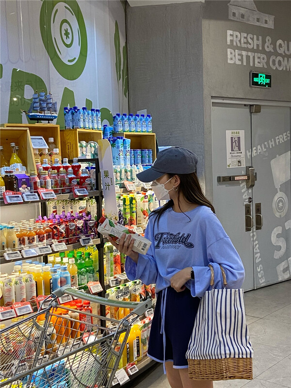 [Fifth] letter printing fashion long sleeve T-shirt + slim casual Shorts Set 1359# LSW