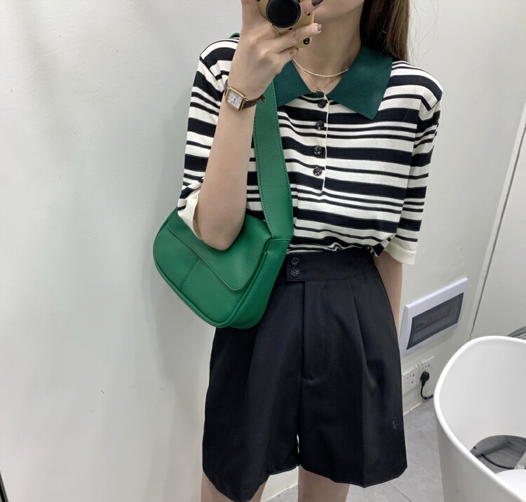 [the show] Korean style versatile loose casual shorts 60230# CLS