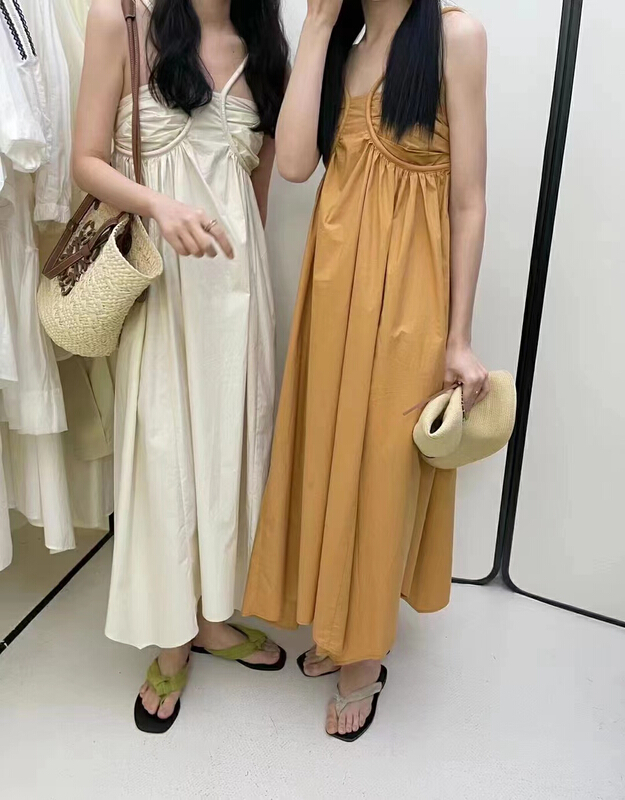 New in early summer! [top] Korean slim and versatile suspender dress s802# ZSY