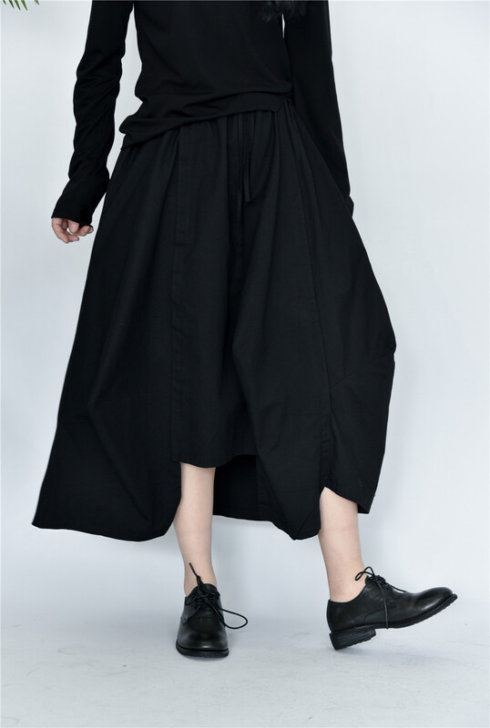 [three and two] high waist pleated lady skirt ys1-31123# L