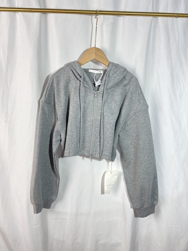 New in early summer! [Yi show shop] hooded zipper design Vintage jacket 991# Cl