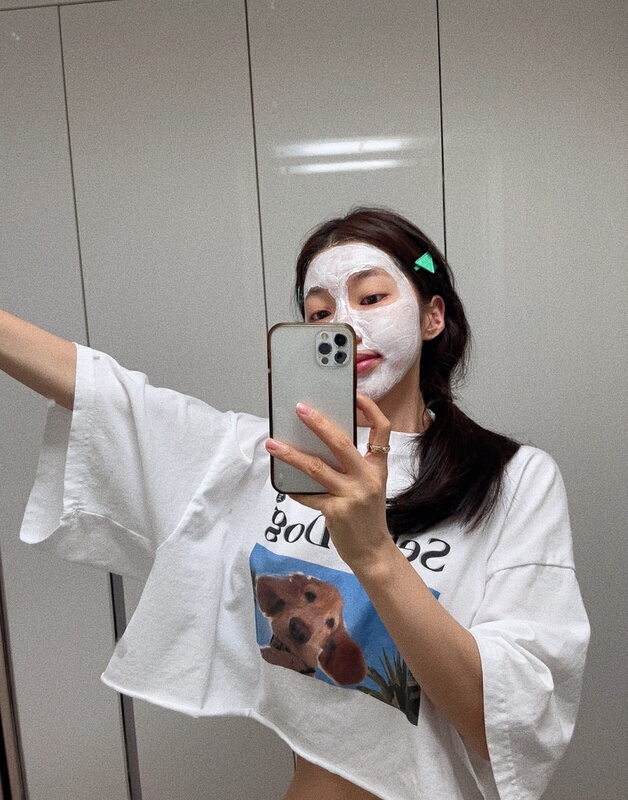 goods in stock! New in early summer! [savage] Korean round neck letter Dog Print short sleeve T-shirt e8008# WPL