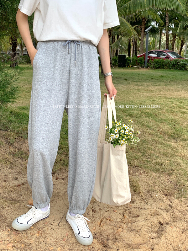 New year in early spring! [Kittin] Korean version lazy legged casual pants 921# L