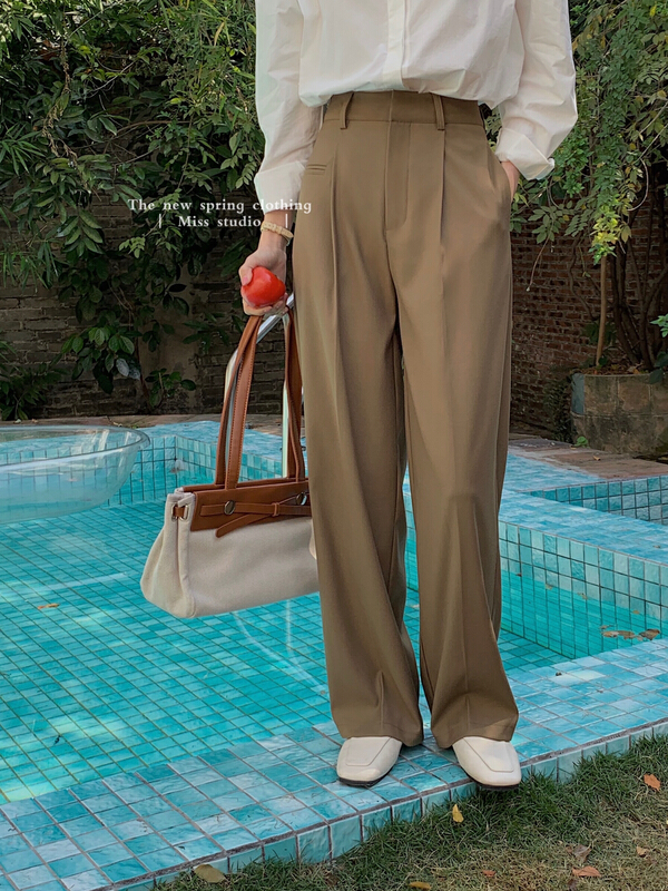 goods in stock! New year in early spring! [miss miss miss home] side small design versatile trousers w102# ZSY