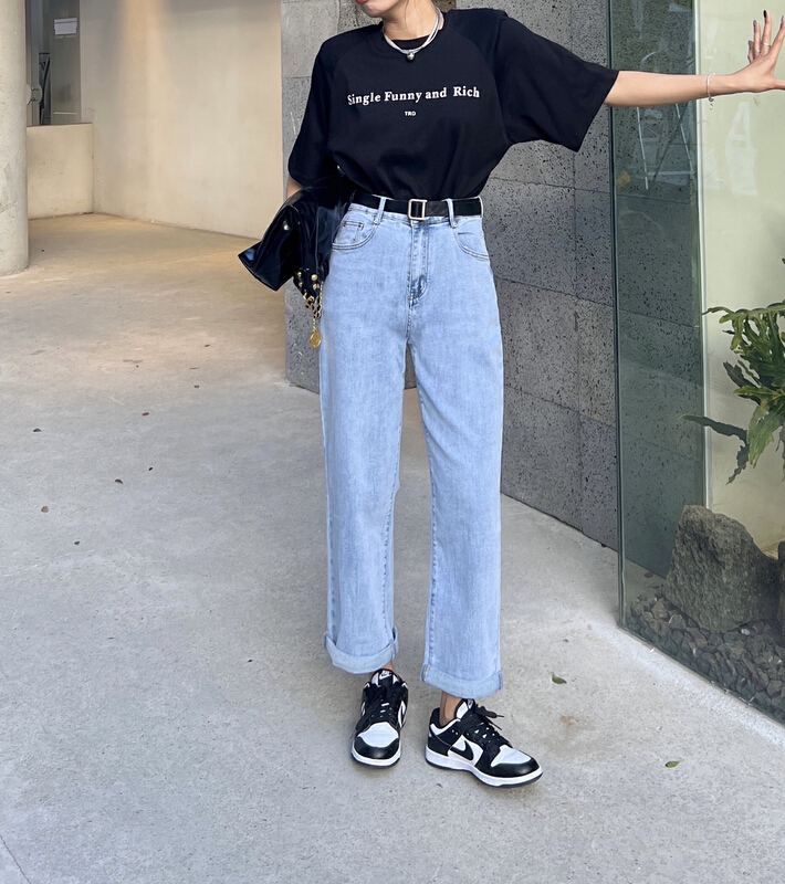 New year in early spring! [hakie] Vintage Western style loose Vintage Jeans (without belt) 770620# ozq