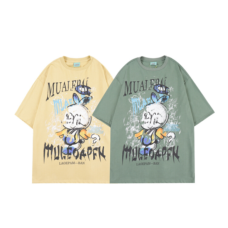 [BNL] casual graphic Unisex short sleeve T-shirt 621# ZZL