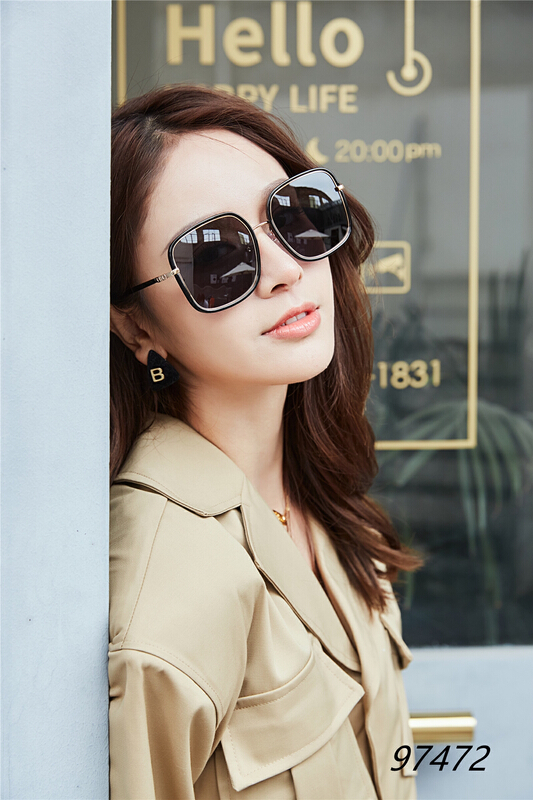 [fiber color scarf glasses] advanced polarized fashionable sunglasses (with box) (the box is distributed randomly) 97472# LSL