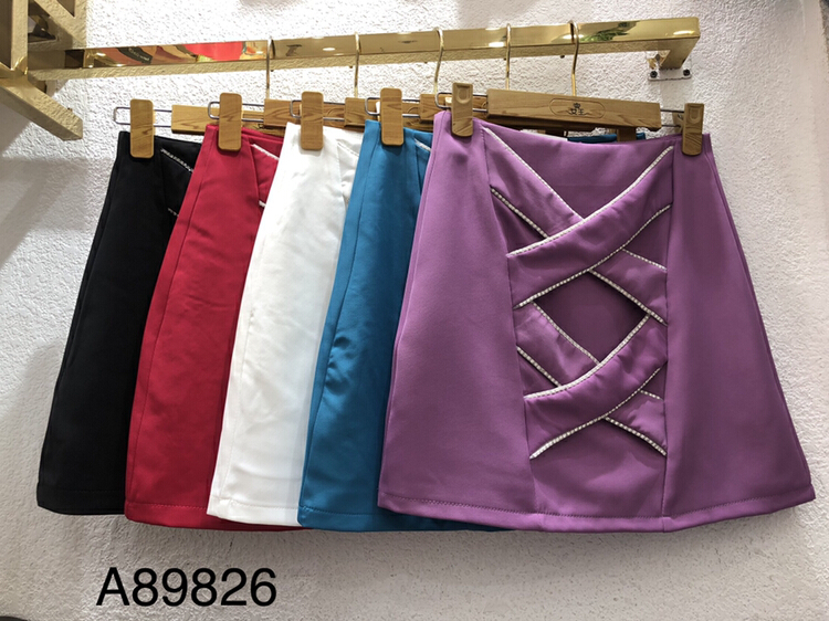 goods in stock! New in early summer! [queen] Korean high waist slim skirt a89826# ozq